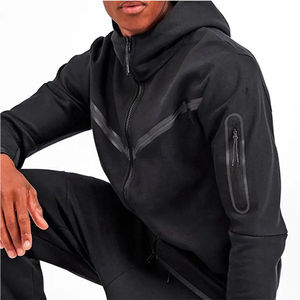 Survêtements d'hiver décontractés pour hommes vêtements chauds ensembles de mode couleur personnalisée vêtements de rue grande taille options de vente en gros - Product Image 4