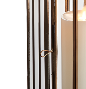 Luxury Decorative Antique Gold Custom Nordic <b>Candle</b> Glass <b>Lanterns</b> Handmade <b>Candle</b> <b>Lantern</b> for Christmas Home Decor - Product Image 4