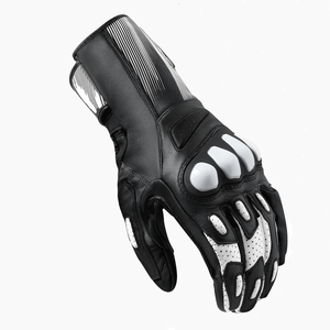 OEM Custom Design Black Genuine Goat Skin Leather Winter Motorbike Gloves Waterproof Breathable Touchscreen Auto Racing Wear - Product Image 5