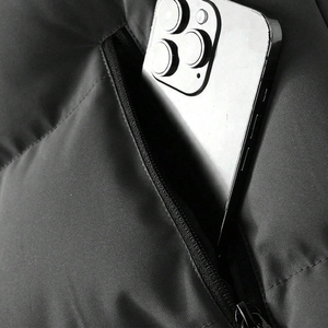 Chaleco Acolchado con Capucha para Hombre, Informal, de Invierno, de Alta Calidad, con Logotipo Personalizado, Hecho de Poliéster 100%, Impermeable - Product Image 4