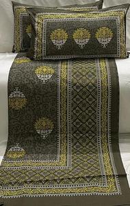 Sábana de algodón 100% 210 TC 300TC 400 TC ESTAMPADO LISO HOME HOTEL PICNIC USO DE HARSHIT INTERNATIONAL - Product Image 4