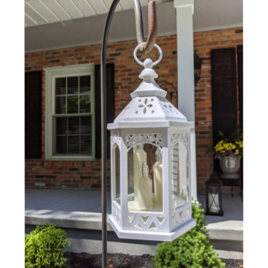 Moroccan <b>Candle</b> Holder <b>Lantern</b> Lights <b>Black</b> Metal Outdoor Christmas Decorations for Garden Hanging Metal <b>Candle</b> Holders <b>Lanterns</b> - Product Image 4
