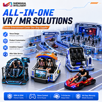 Simulador de realidad virtual comercial 9D 12D para parques temáticos de realidad virtual, entretenimiento al aire libre, parques infantiles interiores.