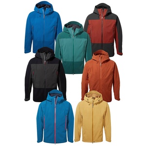 Aqua Shield แจ็กเก็ตกันฝนเทคนิคสำหรับฤดูหนาวผ้าไนลอนเคลือบประสิทธิภาพสูงระบายอากาศได้ดีมีลวดลายแนวสตรีทแบบหลวม - Product Image 1