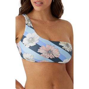 Top Bikini Monospalla a Vita Alta O'Neill con Stampa Leopardata, Taglia XL, Top da Bagno di Marca Famosa - Product Image 1