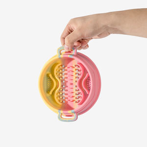 Tazón de Viaje Plegable de Silicona para Mascotas, Doble, con Base de Succión Antideslizante, Anti-Asfixia, para Comida y Agua, Ideal para Camping y Senderismo - Product Image 3