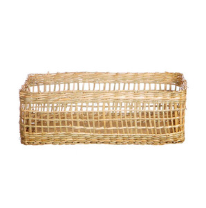 Panier en jonc de mer fait à la main Vietnam jouets stockage Bolga panier lavage stockage Boho panier organisateur de cuisine - Product Image 1