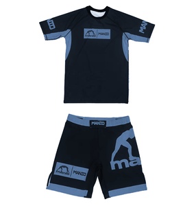 2025 vente en gros hommes MMA Spandex Polyester vêtements de sport respirant Arts martiaux porter - Product Image 1