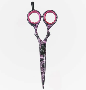 กรรไกรตัดผมสแตนเลสเยอรมันเคลือบกระดาษขนมขบเคี้ยวพร้อมสกรูปรับได้ - Product Image 6