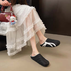 Sandalias de Verano 2025 para Mujer, Estilo Retro, con Bloques de Color, Malla Transpirable, Punta Cerrada, Suela Gruesa, Estilo Casual, Fáciles de Poner - Product Image 1