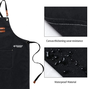 Canvas Sleeveless Working <b>Apron</b> Multi-Purpose Custom Logo Design Heavy Duty Breathable Water Resistant <b>Cooking</b> <b>Apron</b> - Product Image 2