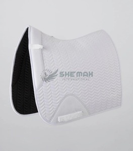 Selle anglaise confortable, respirante, matelassée, en coton doux, équipement équestre durable, selle de haute qualité confortable - Product Image 1