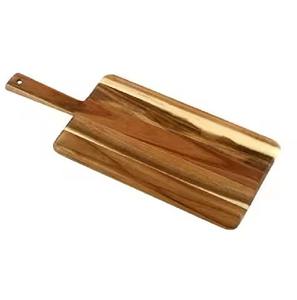 Tabla de Cortar y Rebanar de Madera de Diseño Moderno Hecha a Mano con Mango, Tabla de Servir Decorativa para Cocina, Apta para Lavavajillas - Product Image 3