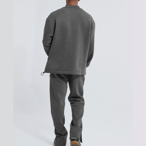 Sudadera de Algodón 100% Grueso, Transpirable, de Secado Rápido, con Estampado Digital, Estilo Urbano, Lavado Ácido, con Pedrería, Personalizada OEM para Invierno - Product Image 3