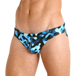 Shorts de Baño de Secado Rápido con Elasticidad en Cuatro Direcciones, Logotipo Frontal, Antibacterianos y Transpirables, Tela de Spandex/Nylon - Product Image 1