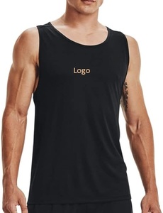 Gran oferta 100% algodón orgánico secado rápido gimnasio deportes atléticos camisetas sin mangas - Product Image 2