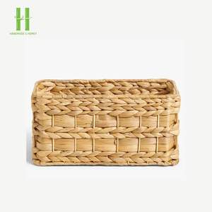 La mejor elección de cestas de almacenamiento de jacinto de agua para baño Nuevo diseño OEM Cesta de almacenamiento personalizada de HNH Craft - Product Image 5