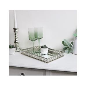 Nouveau cadre en métal de forme rectangulaire avec miroir dans la Base centrale et avec poignées et Base aux pieds - Product Image 4