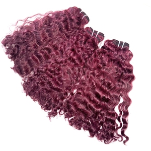 Wholesale Price Besst Quality Burmese <b>Curly</b> Color <b>Bundles</b> From 100% Vietnamese Human Hair Real Human Hair - Product Image 2