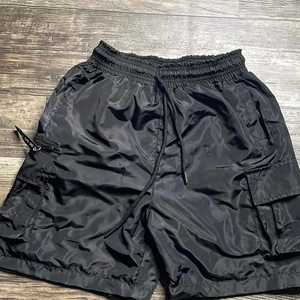 Vente en gros multicolore Grandes poches Oversize Confort Taille élastique Short coupe-vent personnalisé Short cargo en nylon pour hommes - Product Image 1