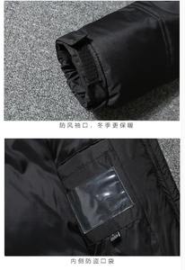 Nueva Chaqueta de Invierno Acolchada para Hombre y Mujer, Estilo Urbano, con Capucha y Cuello Alto, 100% Nailon, Impermeable, Transpirable, con Logotipo Frontal - Product Image 5