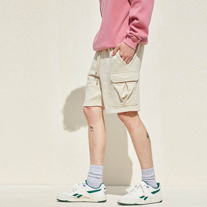 Personnalisé de haute qualité Loq quantité minimale de commande doux polaire coton polyester 330 GSM Sweat Cargo Shorts - Product Image 4