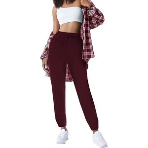 Pantalones Deportivos de Cintura Elástica para Mujer, Cómodos, con Bolsillos, para Correr, Casuales, de Otoño y Primavera, de Tela Suave y Lisa - Product Image 4