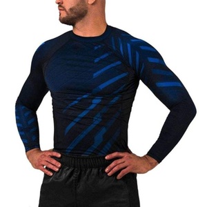 Nouvelle Arrivée : Rash Guard Homme Haut de Gamme en Tissu Tricoté Spandex/Polyester Respirant UPF50+ 220g – Fabriqué au Pakistan – Meilleure Vente - Product Image 1