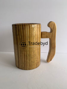 Add charm with this wooden mug rustic drinkware piece for warm inviting interiors Tradebyd - Product Image 4