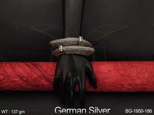 Conjunto de pulseras oxidadas para mujer, joyería de diseño de esmalte de plata alemán, ropa de fiesta, estilo elegante, joyería de moda - Product Image 3