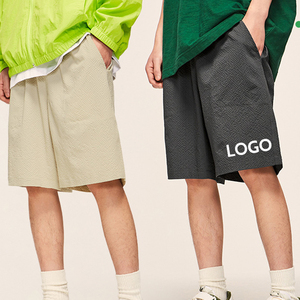 Ropa de calle para hombre, pantalones cortos de algodón de alta calidad con logotipo personalizado, pantalones cortos deportivos para correr, pantalones cortos informales hechos a medida - Product Image 2