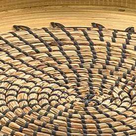 Bandejas para velas de frutas de ratán de bambú, bandejas de almacenamiento para servir, Mimbre duradero, respetuoso con el medio ambiente para decoración de restaurante - Product Image 3