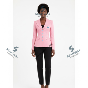 Blazer de Negocios de Un Solo Pecho Jack And Jill Of America, Chaqueta de Traje Formal de Primera Calidad, Chaqueta de Oficina Profesional - Product Image 5