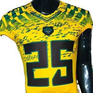 Fútbol americano Jersey ventilador Jersey padre sublimación bordado más tamaño soporte personalizado fabricante de fábrica hecho en Pakistán - Product Image 1