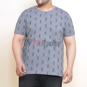 Meilleure vente Design personnalisé 100% coton fait hommes grande taille t-shirt respirant hommes grande taille prix de gros - Product Image 1