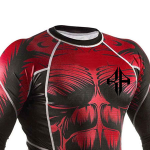 El Mejor Producto, manga larga, último diseño, ropa deportiva, sublimación para hombre, protector contra sarpullidos, Spandex y poliéster de alta calidad para hombre - Product Image 5