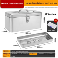 Boîte à outils en acier inoxydable étanche IP65, antichoc, anti-poussière, étui pour instruments, boîte de rangement pour outils, équipement de protection personnalisé OEM