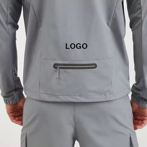 Chaqueta Cortavientos Impermeable Ligera y Transpirable de Lona para Hombre, de Alta Calidad, Personalizada, Informal, para Otoño, al por Mayor - Product Image 5