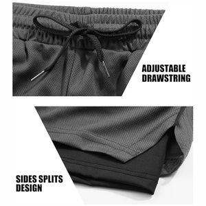 Pantalones cortos deportivos de verano de alta calidad para hombre, nuevos pantalones cortos de baloncesto de moda informal de malla transpirable de secado rápido, patrón sólido - Product Image 6