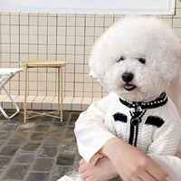 Mimi marque de luxe biologique haut de gamme écologique coton biologique haute qualité animal de compagnie automne hiver chien chat vêtements pour chiens