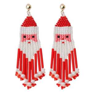 Elegant <b>Handmade</b> Beaded <b>Earrings</b> for Women Colorful Fashion Jewelry At Wholesale Price - Product Image 6