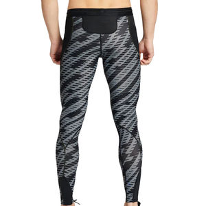 <b>Men's</b> Seamless <b>Compression</b> Leggings Breathable Quick Dry Spandex/Nylon/Cotton Blend Full Length <b>Tights</b> <b>for</b> Running Gym Workout - Product Image 4
