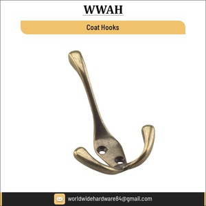 Indian Exporter Selling <b>Wall</b> <b>Mounted</b> Decorative Utility Cloth Hanging Cast Iron/Brass Bag, <b>Towel</b>, Key Hooks at Low Price - Product Image 6