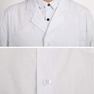 Bata de Laboratorio Personalizada, Sin Arrugas, de Spandex, Manga Larga, Ligera, con Detección de Agujas, Fusión Sin Costuras, para Uso Hospitalario Unisex - Product Image 6