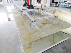 Vietnam moderno mármol UV PVC hoja directo de fábrica ignífugo UV resistente a la humedad decoraciones Panel WA 0084 968 974 para - Product Image 2