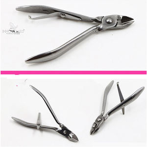 Cortaúñas profesional de acero inoxidable para cortar cutículas de uñas de los pies - Product Image 2