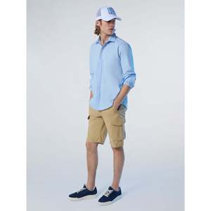 North Sails AC38 Collezione Miele Pantaloncini Cargo Regular Fit in Tela con Motivo - Product Image 4