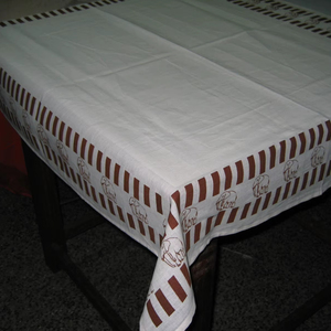 Vente en gros de 90 nappes rondes non froissées et tissées pour usage domestique Collection de Noël Couverture de table personnalisée Nappe - Product Image 3