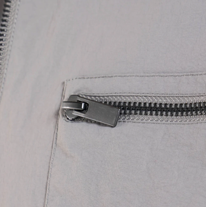 Light Grey Color Windbreaker Jacket & Short Set with the Customize Logos Wholesale Custom Training Gym <b>Plain</b> <b>Tracksuit</b> Short Se - Product Image 5