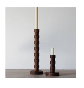 Natural Good Quality Steam Beech Wood Candle Holder Traditional and Modern Exotic Wooden Votive Holder for Elegant Home Decor - Product Image 4